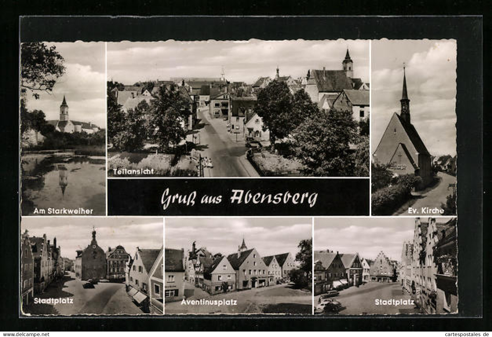 AK Arensberg, Stadtplatz, Aventinusplatz, Ev. Kirche  - Other & Unclassified