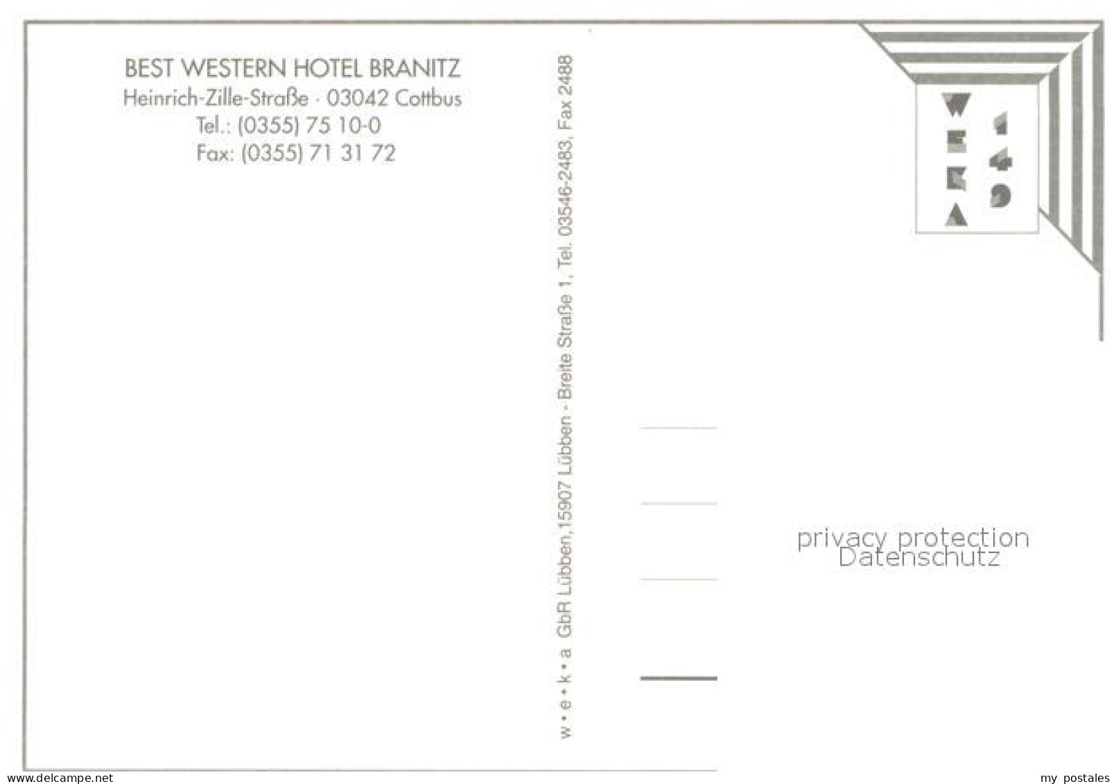 73745875 Cottbus Best Western Hotel Branitz Terrasse Spreewaldpartie Cottbus - Cottbus