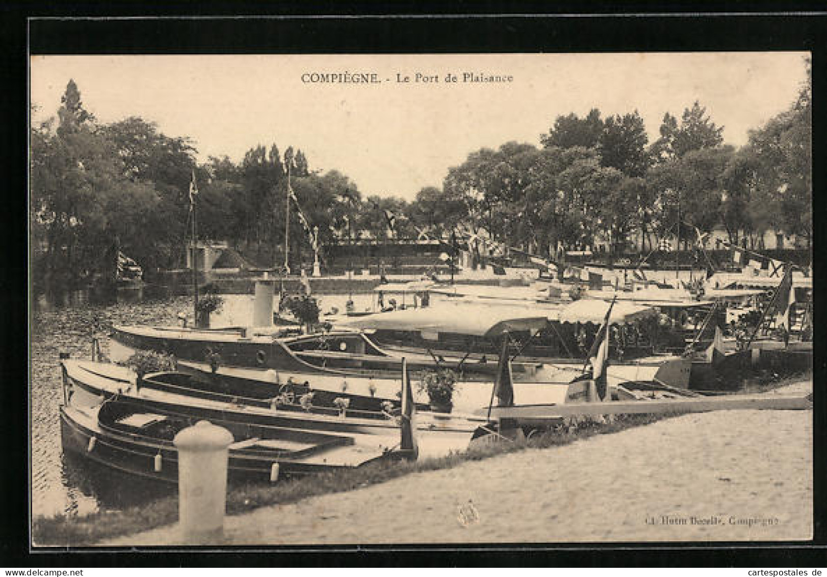 CPA Compiègne, Le Port De Plaisance  - Sonstige & Ohne Zuordnung