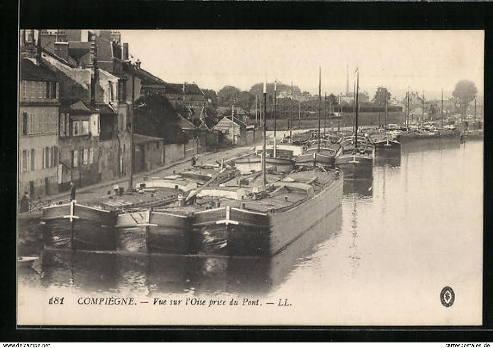 CPA Compiègne, Vue Sur L'Oise Prise Du Pont  - Sonstige & Ohne Zuordnung