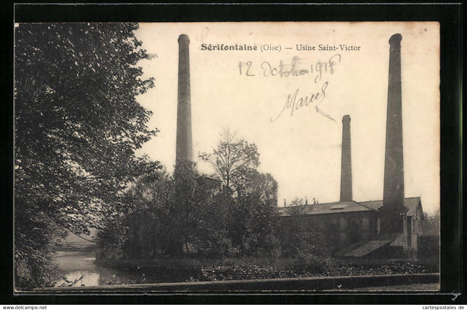 CPA Sérifontaine, Usine Saint-Victor  - Sonstige & Ohne Zuordnung