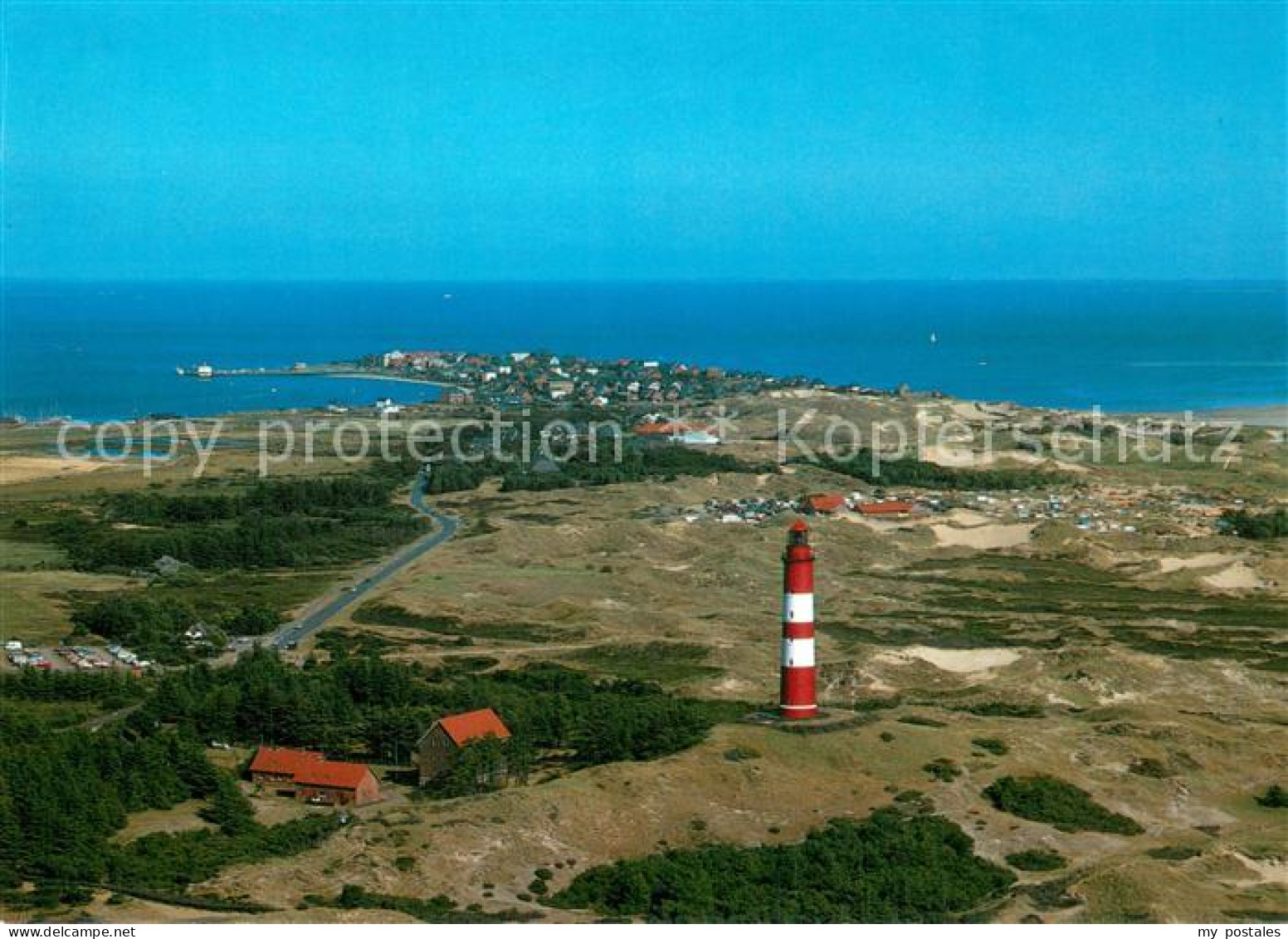 73745726 Wittduen Amrum Fliegeraufnahme Am Leuchtturm Wittduen Amrum - Autres & Non Classés