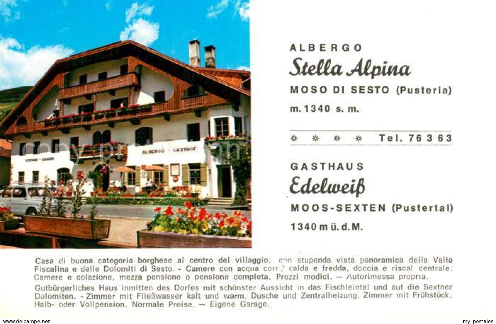 73745595 Sesto Sexten Suedtirol Albergo Stella Alpina Sesto Sexten Suedtirol - Other & Unclassified