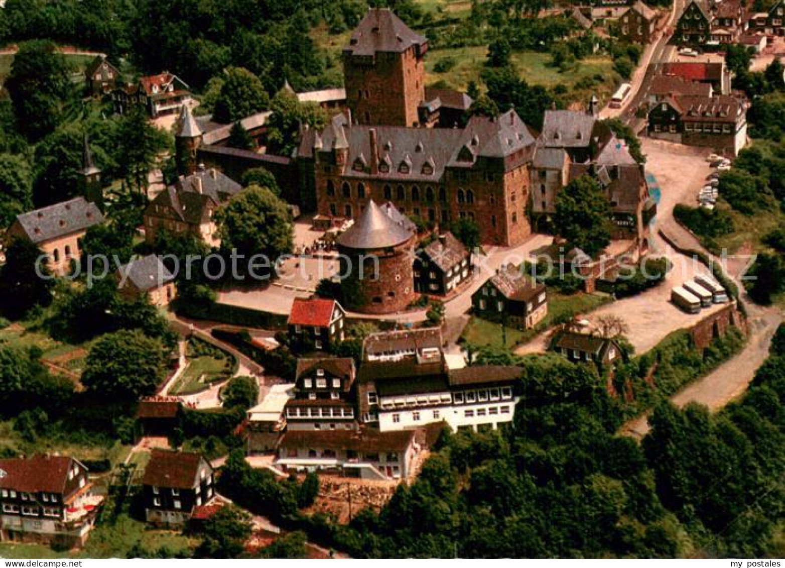 73745404 Burg Wupper Schloss Burg Fliegeraufnahme Burg Wupper - Solingen