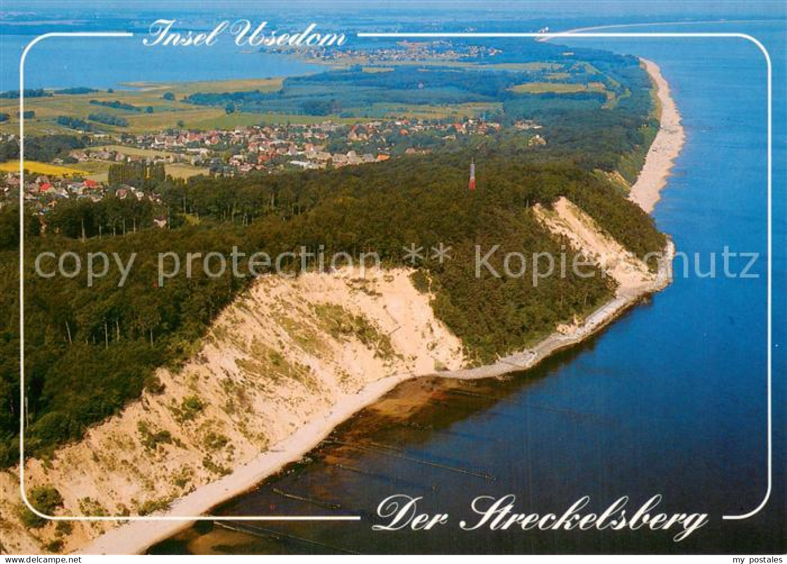 73745376 Koserow Ostseebad Usedom Fliegeraufnahme Mit Streckelsberg Koserow Osts - Autres & Non Classés