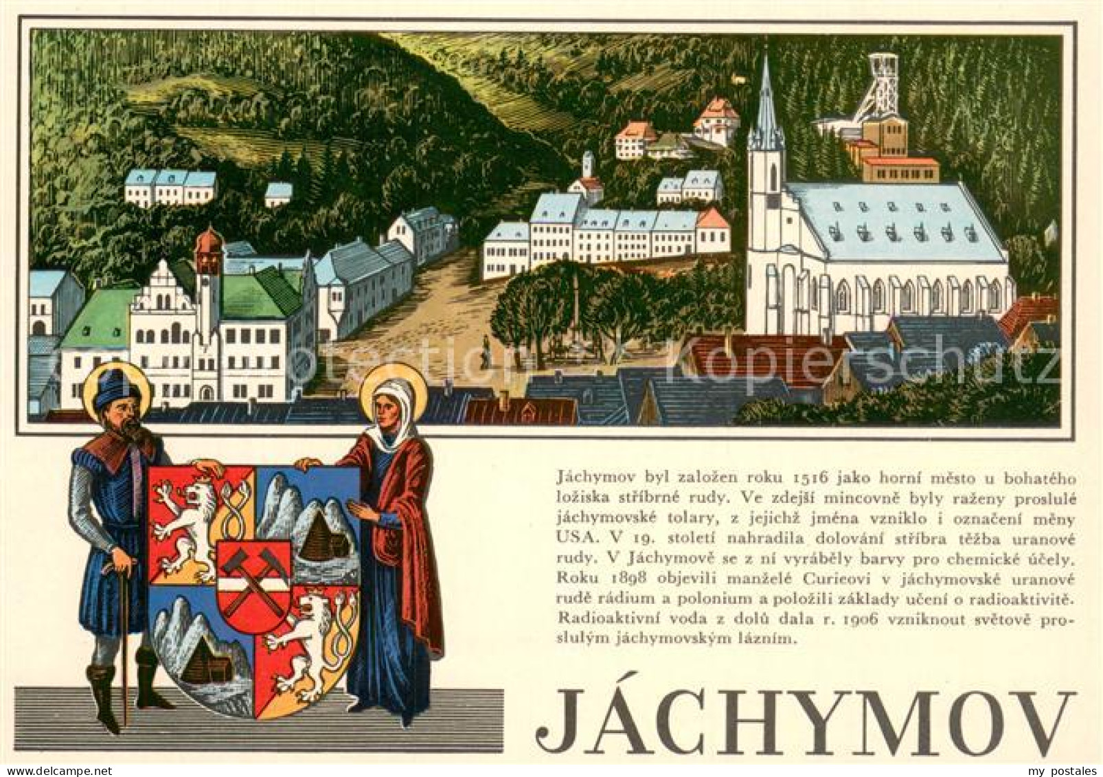 73745317 Jachymov Sankt Joachimsthal Historicke Jadro Od Vychodu  - Tschechische Republik