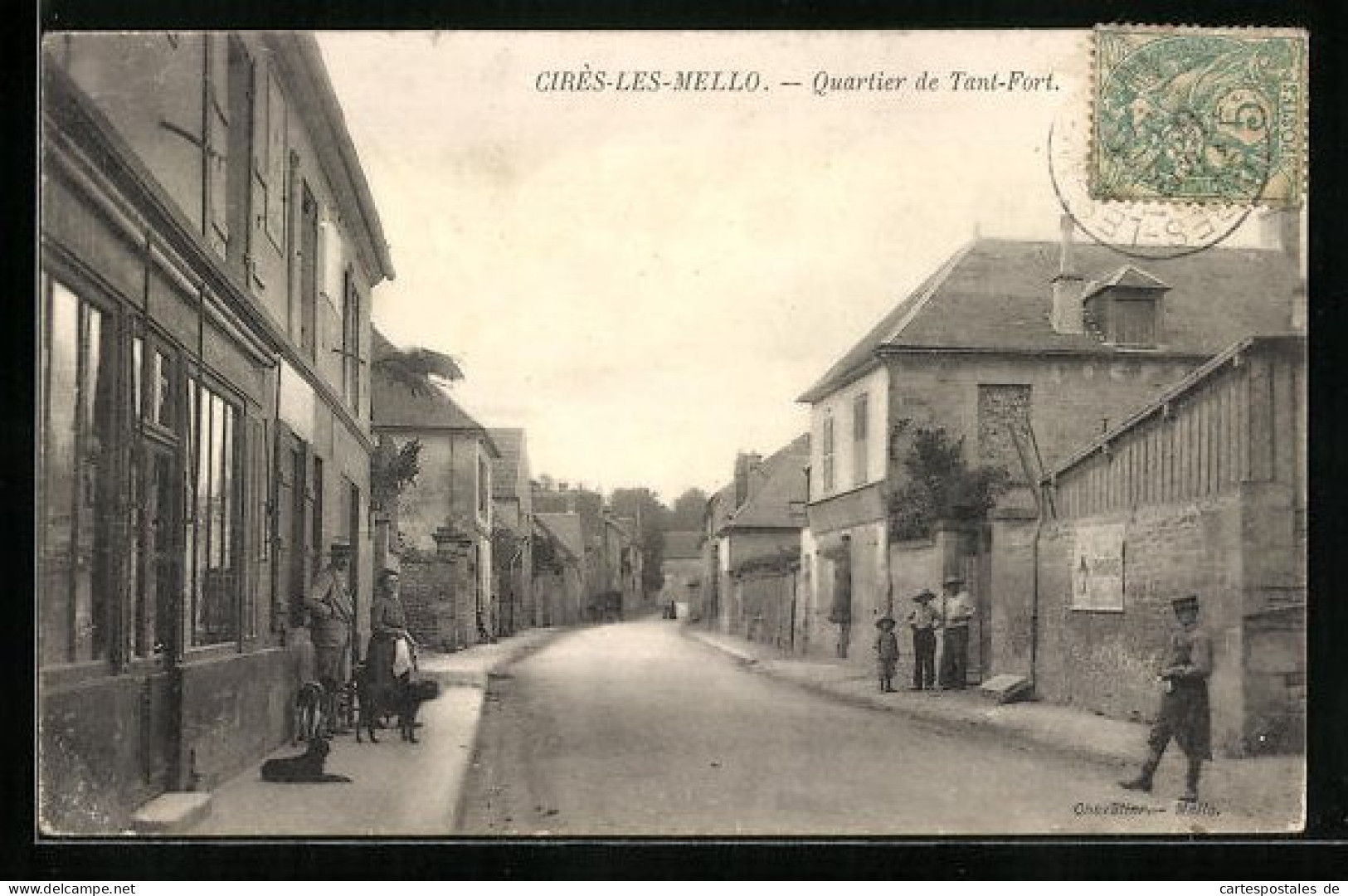 CPA Cirés-les-Mello, Quartier De Tant-Fort  - Altri & Non Classificati