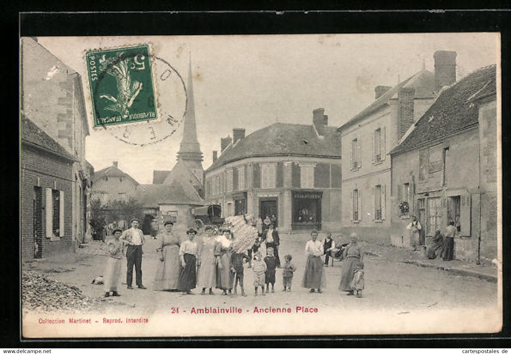 CPA Amblainville, Ancienne Place  - Sonstige & Ohne Zuordnung