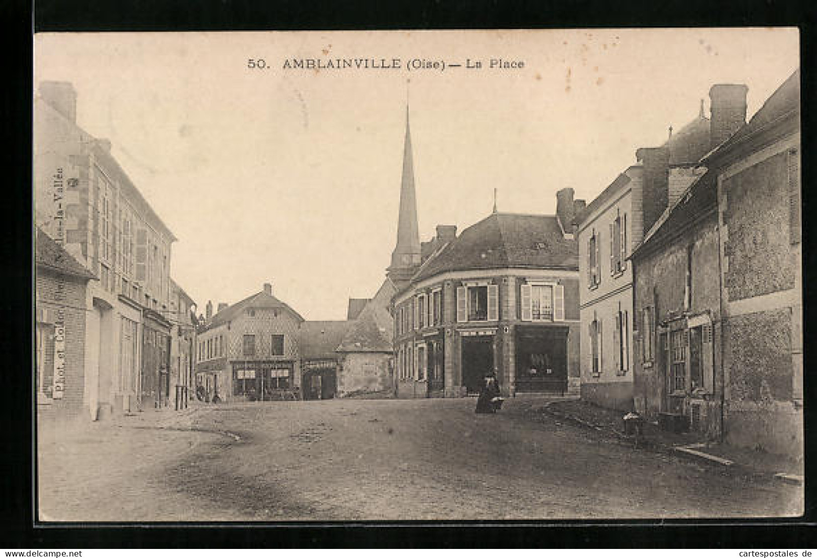 CPA Amblainville, La Place  - Autres & Non Classés