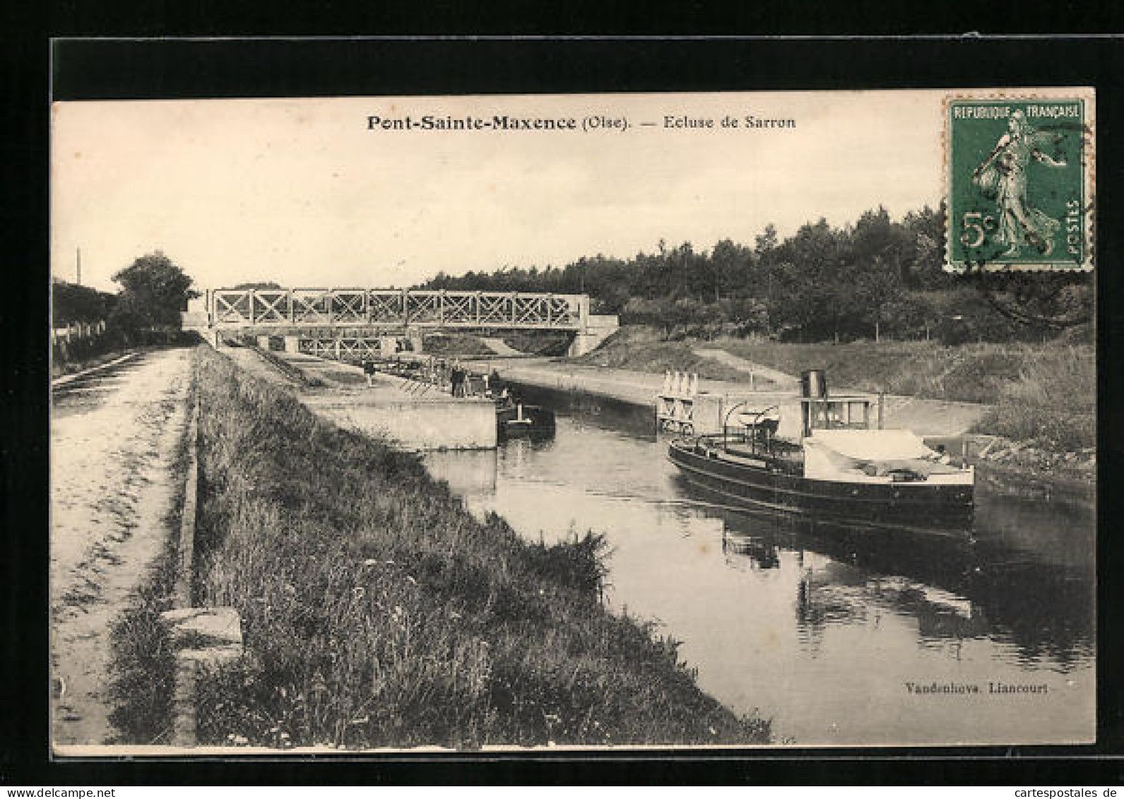 CPA Pont-Sainte-Maxence, Ecluse De Sarron  - Pont Sainte Maxence