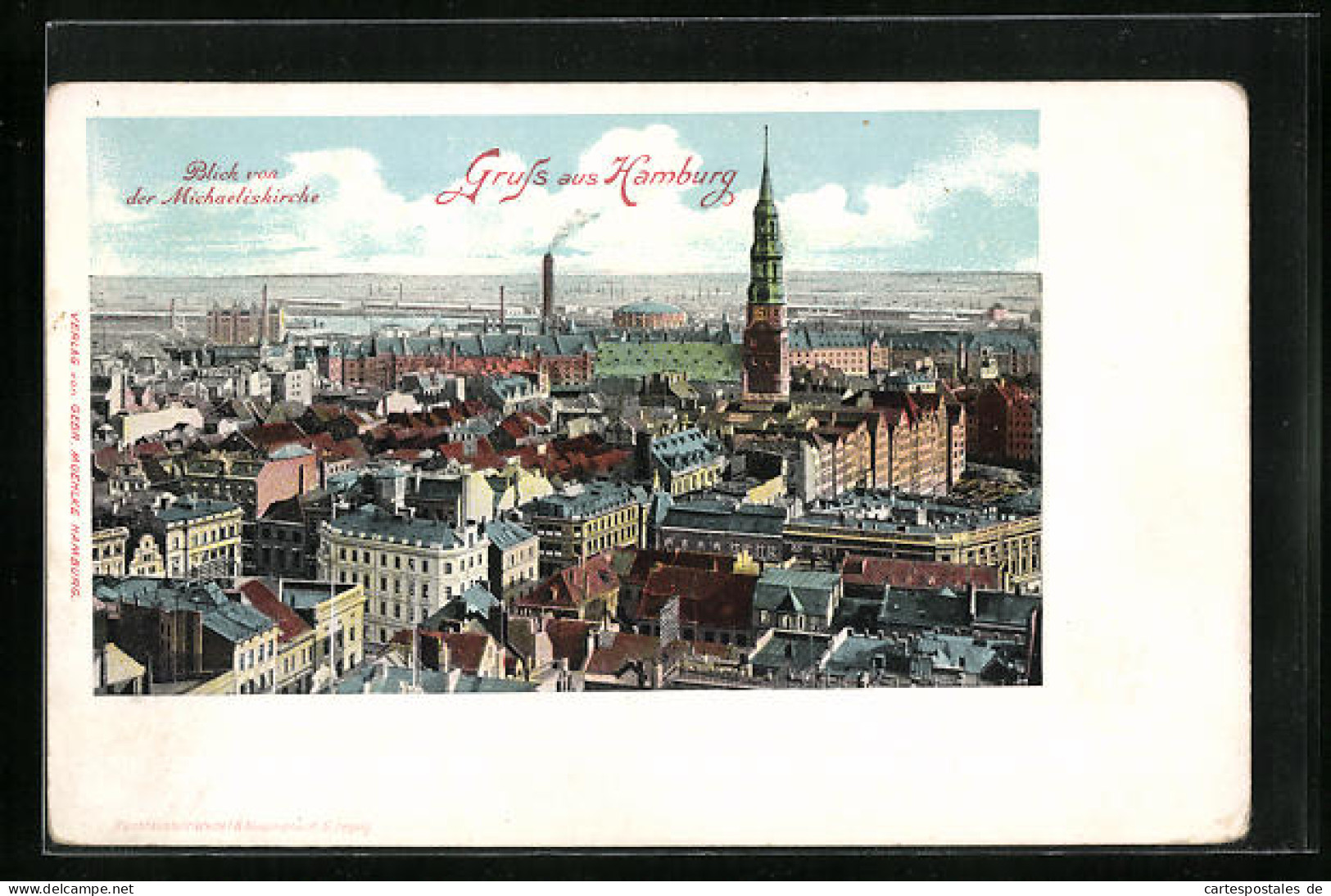 AK Hamburg-Neustadt, Blick Von Der Michaeliskirche  - Mitte