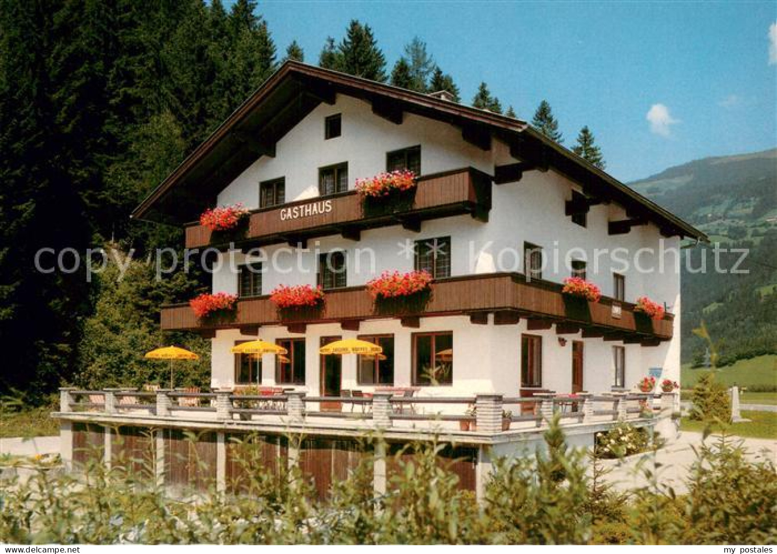 73745224 Aschau Zillertal Gasthaus Krapfenhaeusl Aussenansicht Aschau Zillertal - Altri & Non Classificati