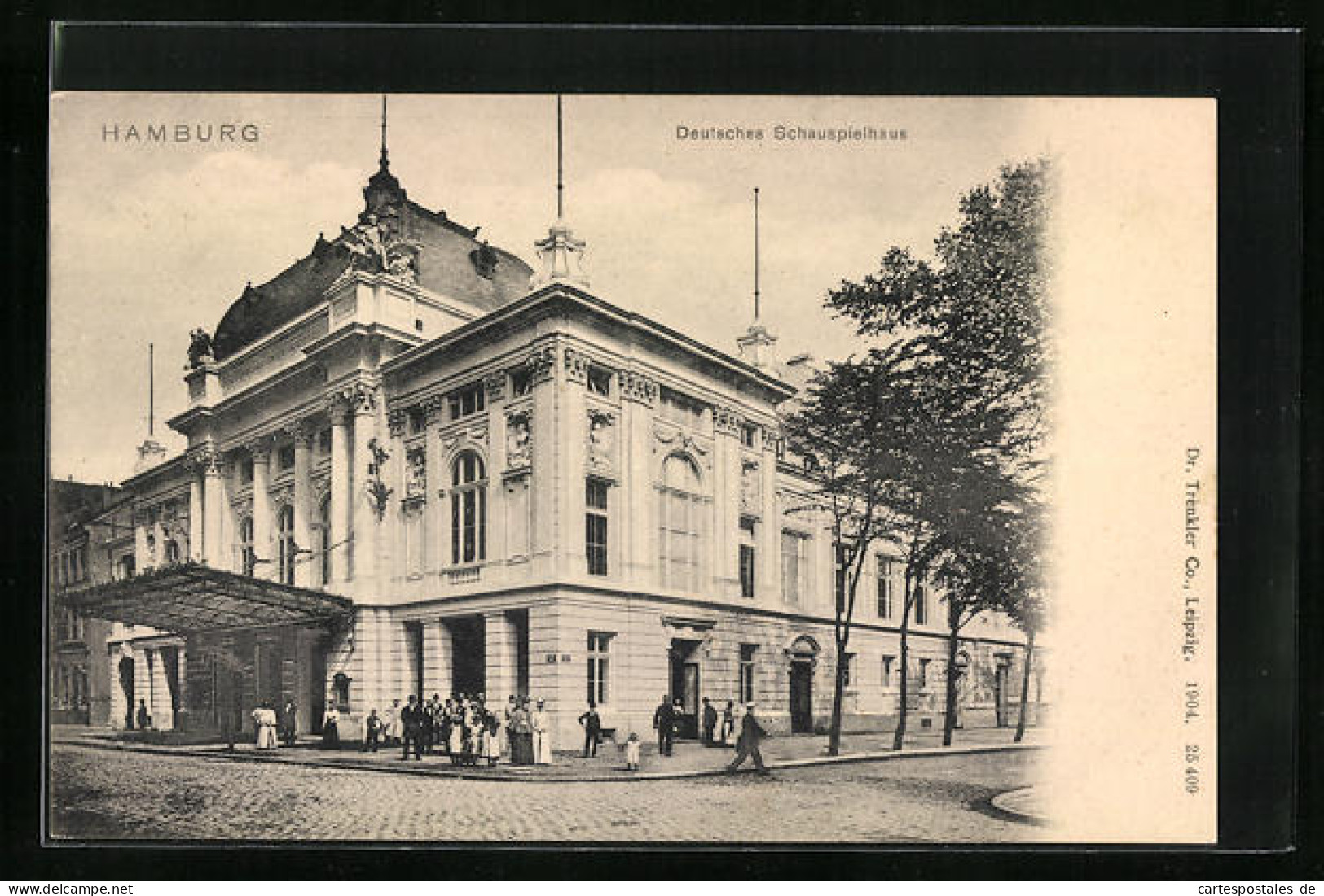 AK Hamburg-St.Georg, Deutsches Schauspielhaus  - Mitte