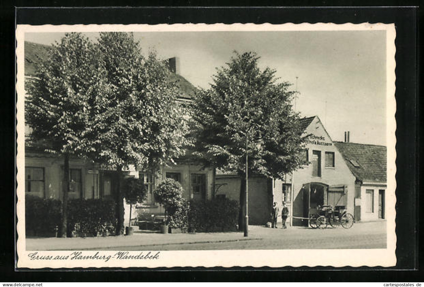 AK Hamburg-Wandsbek, Gasthof Und Ausspann Von Heinrich Schreck, Zollstrasse 25  - Wandsbek