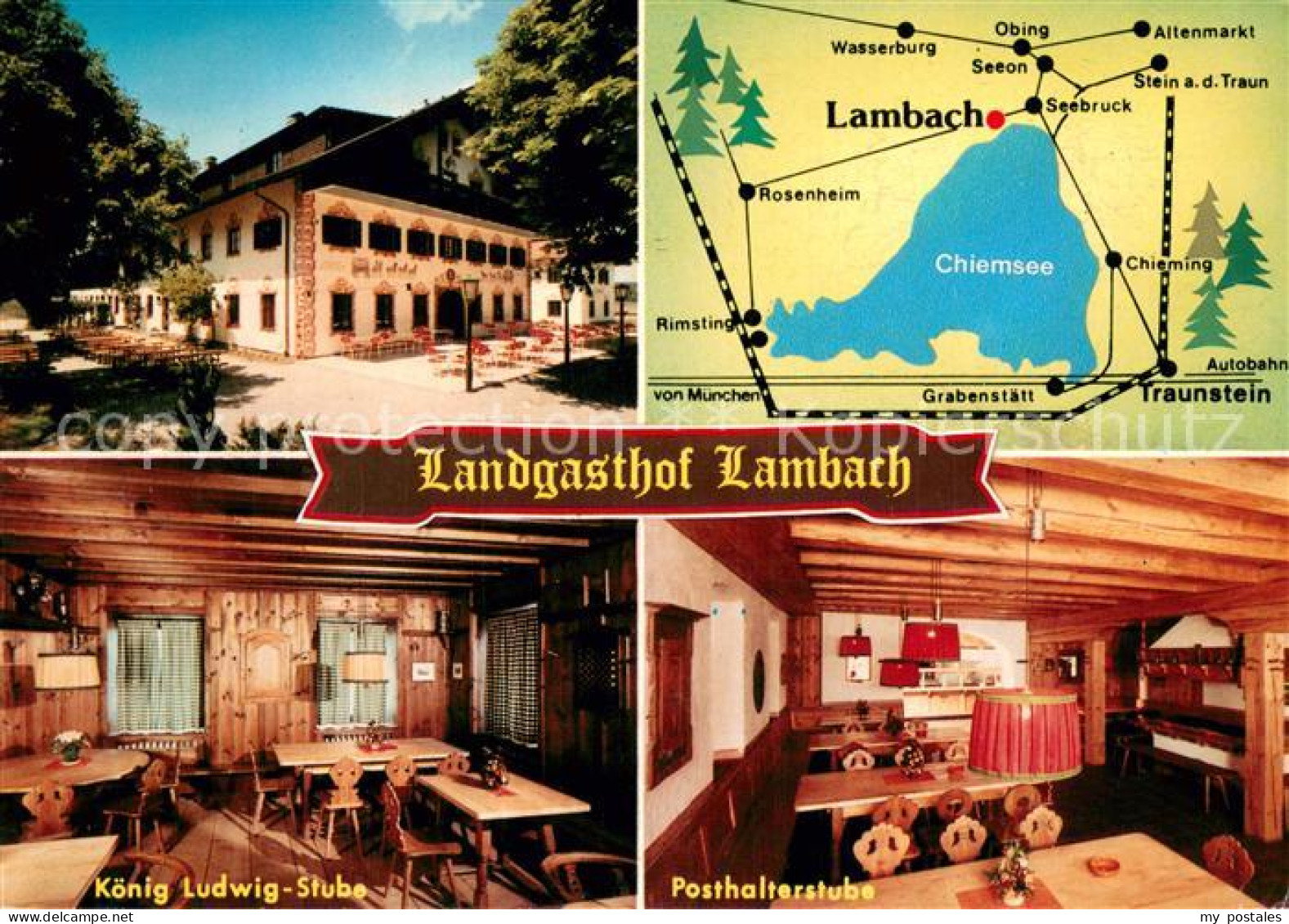 73745122 Lambach Oberoesterreich Landgasthof Lambach Koenig Ludwig Stube Posthal - Sonstige & Ohne Zuordnung