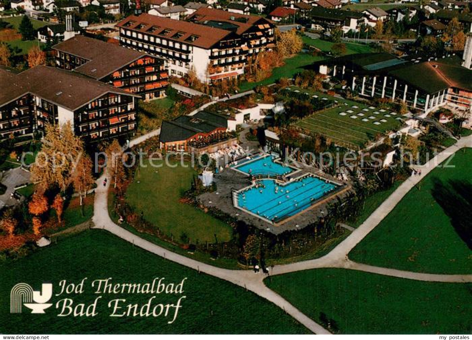 73745105 Bad Endorf Jod Thermalbad Fliegeraufnahme Bad Endorf - Sonstige & Ohne Zuordnung