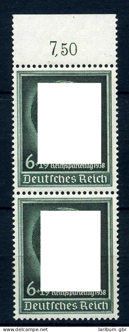 Deutsches Reich Gummirifflung 672 X Postfrisch Senkrechtes Parr #HS038 - Sonstige & Ohne Zuordnung