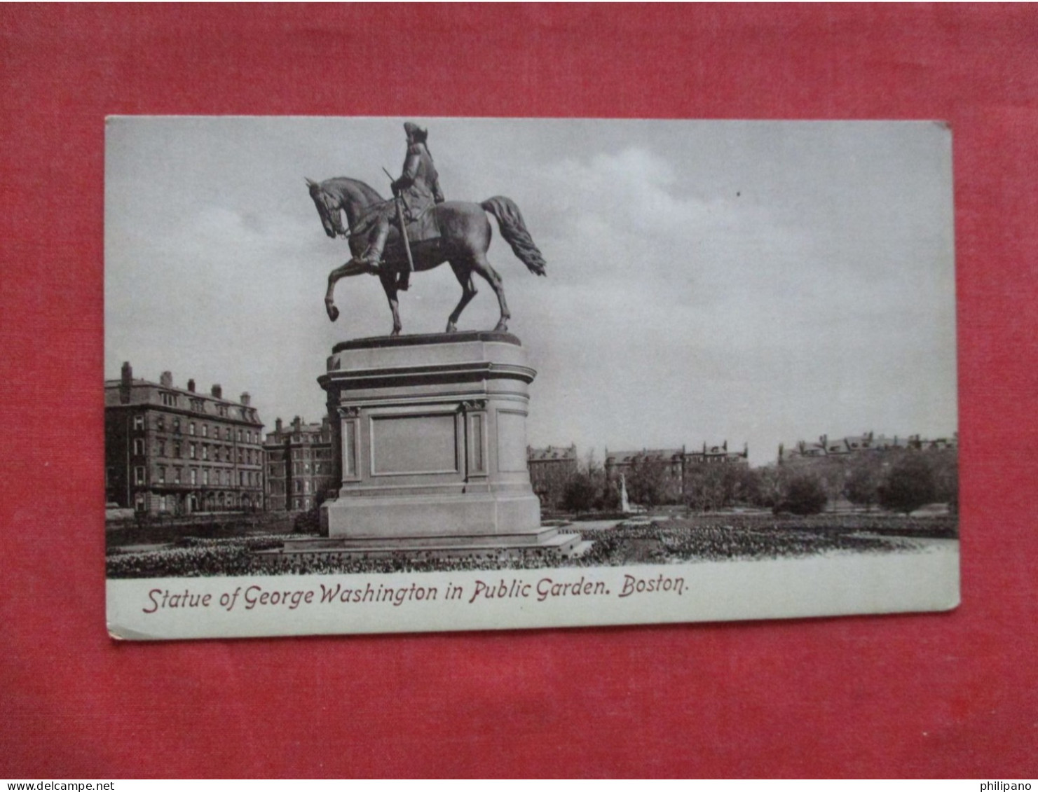 Statue George Washington  Boston .Massachusetts  Ref 6395 - Boston