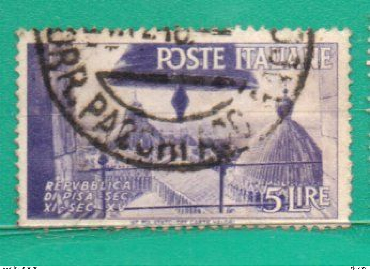 60a Italia 1946 YT 508 Usado - Used