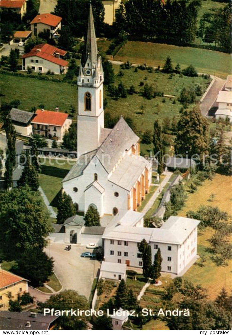 73744986 St Andrae Pfarrkirche Lienz Fliegeraufnahme St Andrae - Autres & Non Classés