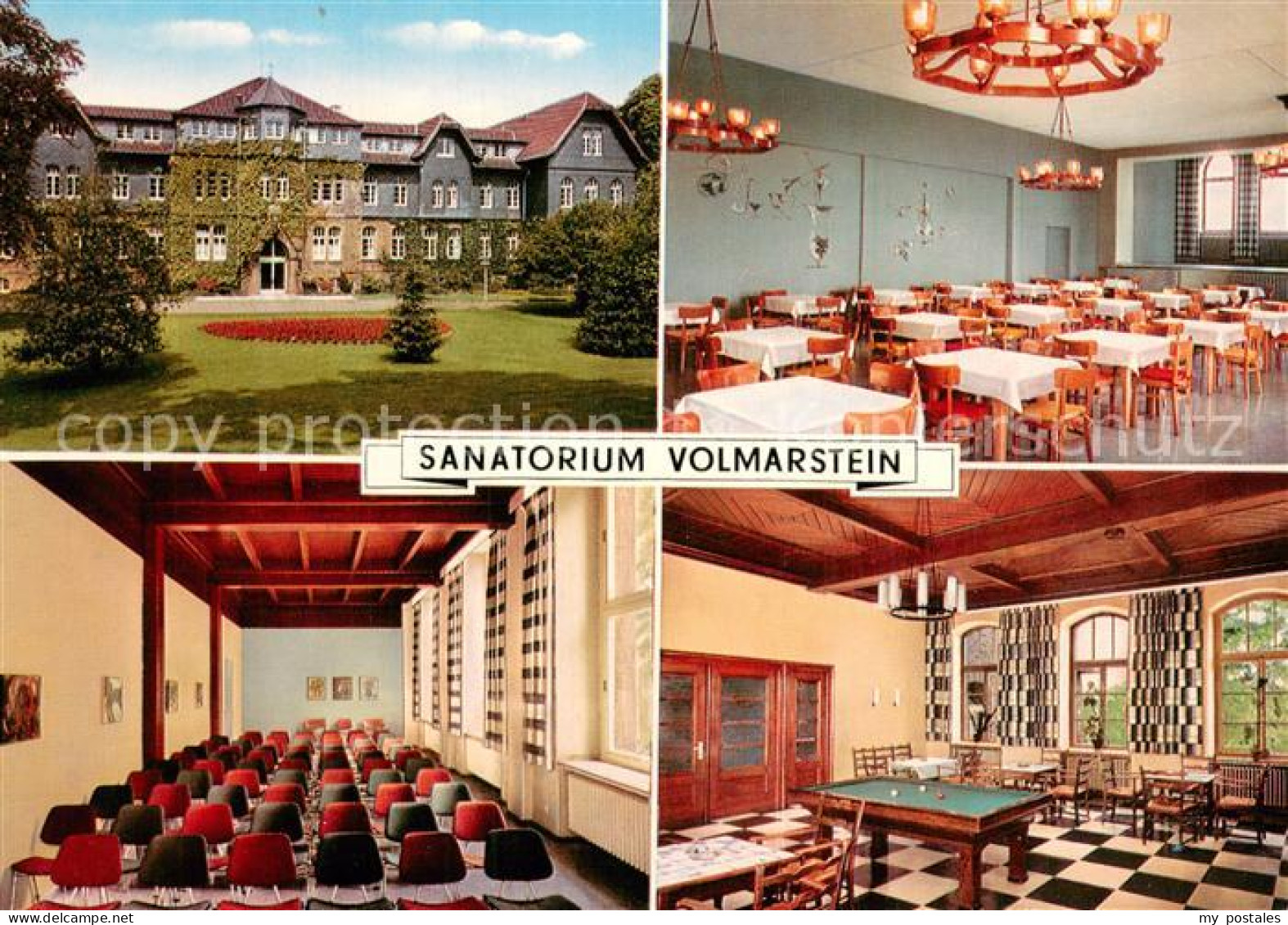 73744979 Volmarstein Sanatorium Volmarstein Speisesaal Billardzimmer Veranstaltu - Sonstige & Ohne Zuordnung