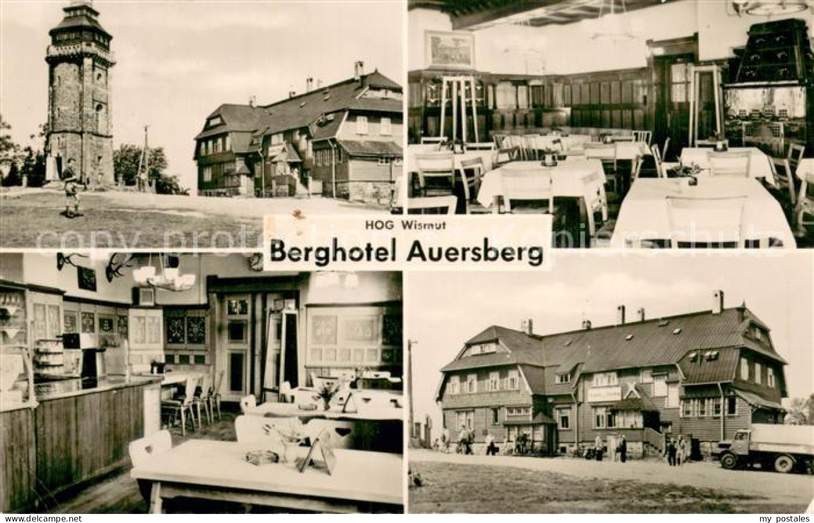 73744955 Auersberg Wildenthal HOG Wismut Berghotel Auersberg Gastraeume Turm Aue - Eibenstock