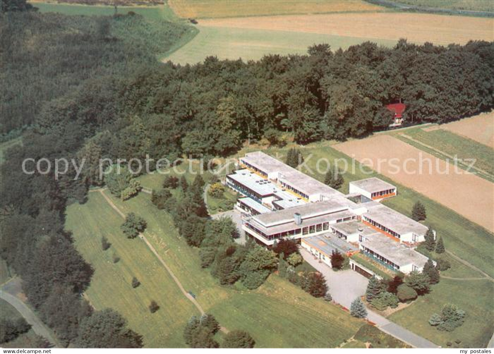 73744923 Hardert Haus Auf Dem Rosenberg Erholungsheim Fliegeraufnahme Hardert - Autres & Non Classés