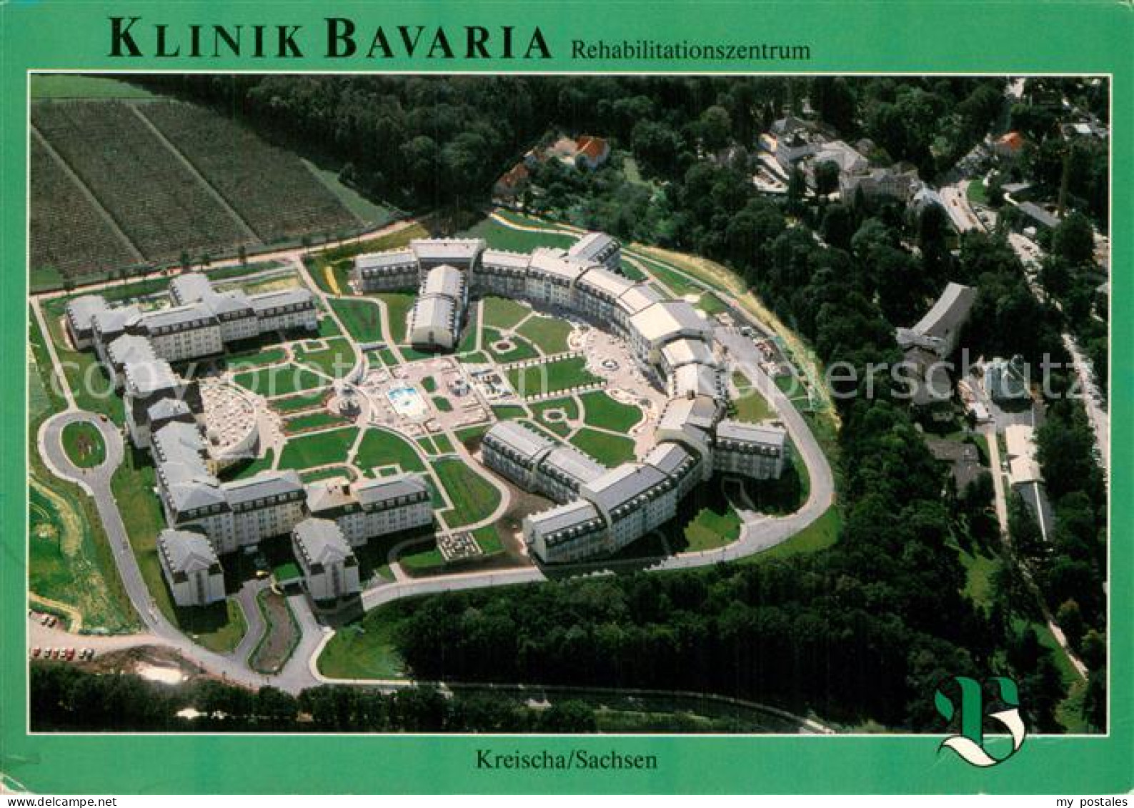 73744922 Kreischa Klinik Bavaria Rehazentrum Fliegeraufnahme Kreischa - Kreischa