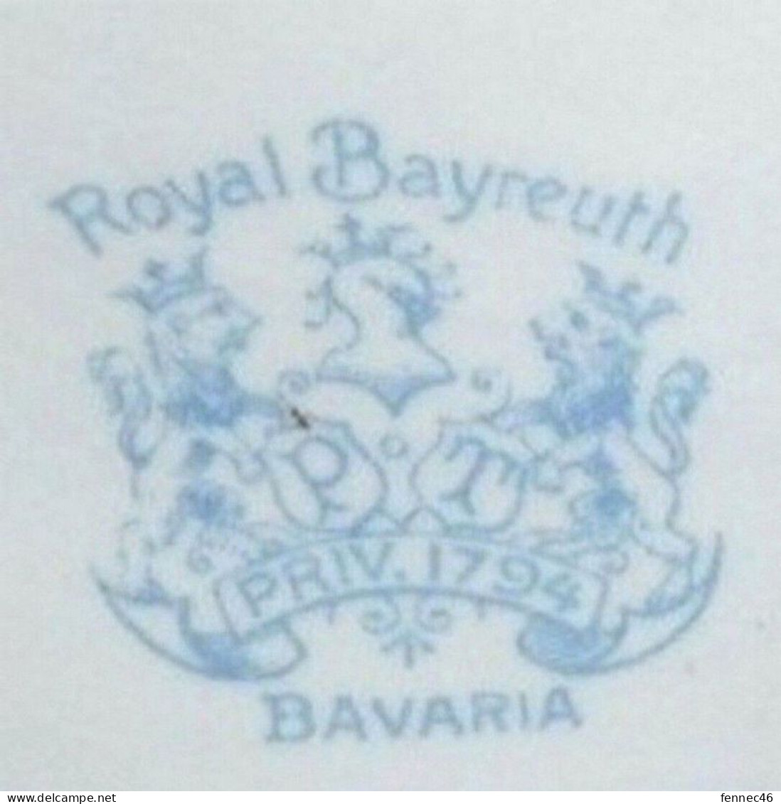 * Chaussure Miniature Femme Décorée De Roses - Porcelaine Royal Bayreuth Bavaria - Bavaria (DEU)