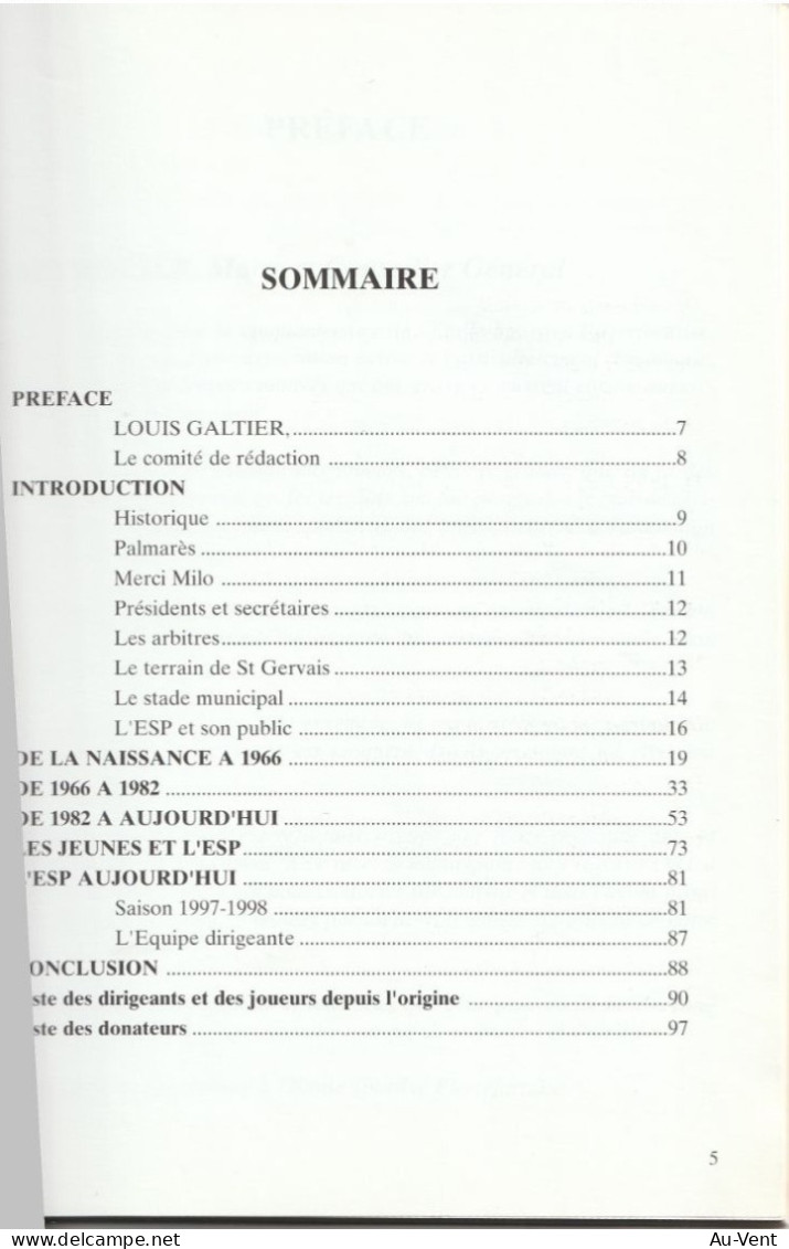 15 PIERREFORT CINQUANTE ANS DE L'ETOILE SPORTIVE PIERREFORTAISE  1948 1998 - Other & Unclassified