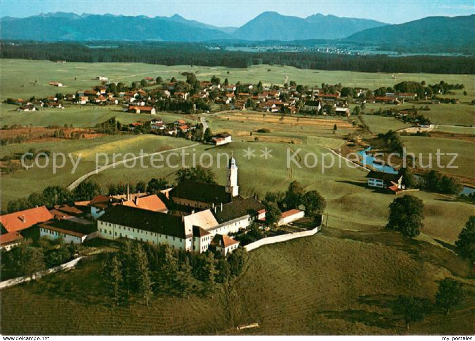 73744870 Sachsenkam Kloster Reutberg Fliegeraufnahme Sachsenkam - Sonstige & Ohne Zuordnung