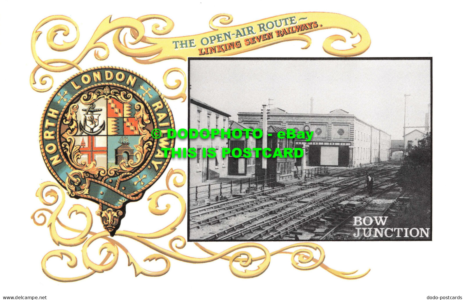 R543700 Bow Junction. North London Railway. Open Air Route. Linking Seven Railwa - Altri & Non Classificati