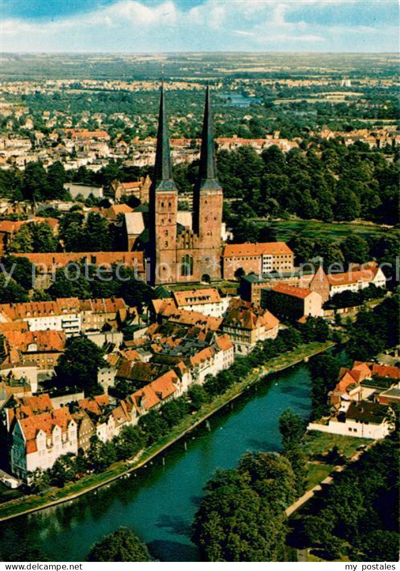 73744855 Luebeck Fliegeraufnahme Mit Kirche Luebeck - Lübeck