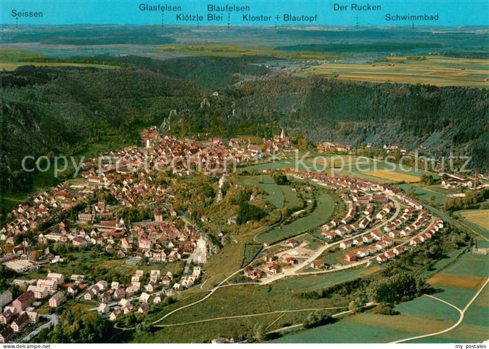 73744852 Blaubeuren Fliegeraufnahme Blaubeuren - Blaubeuren