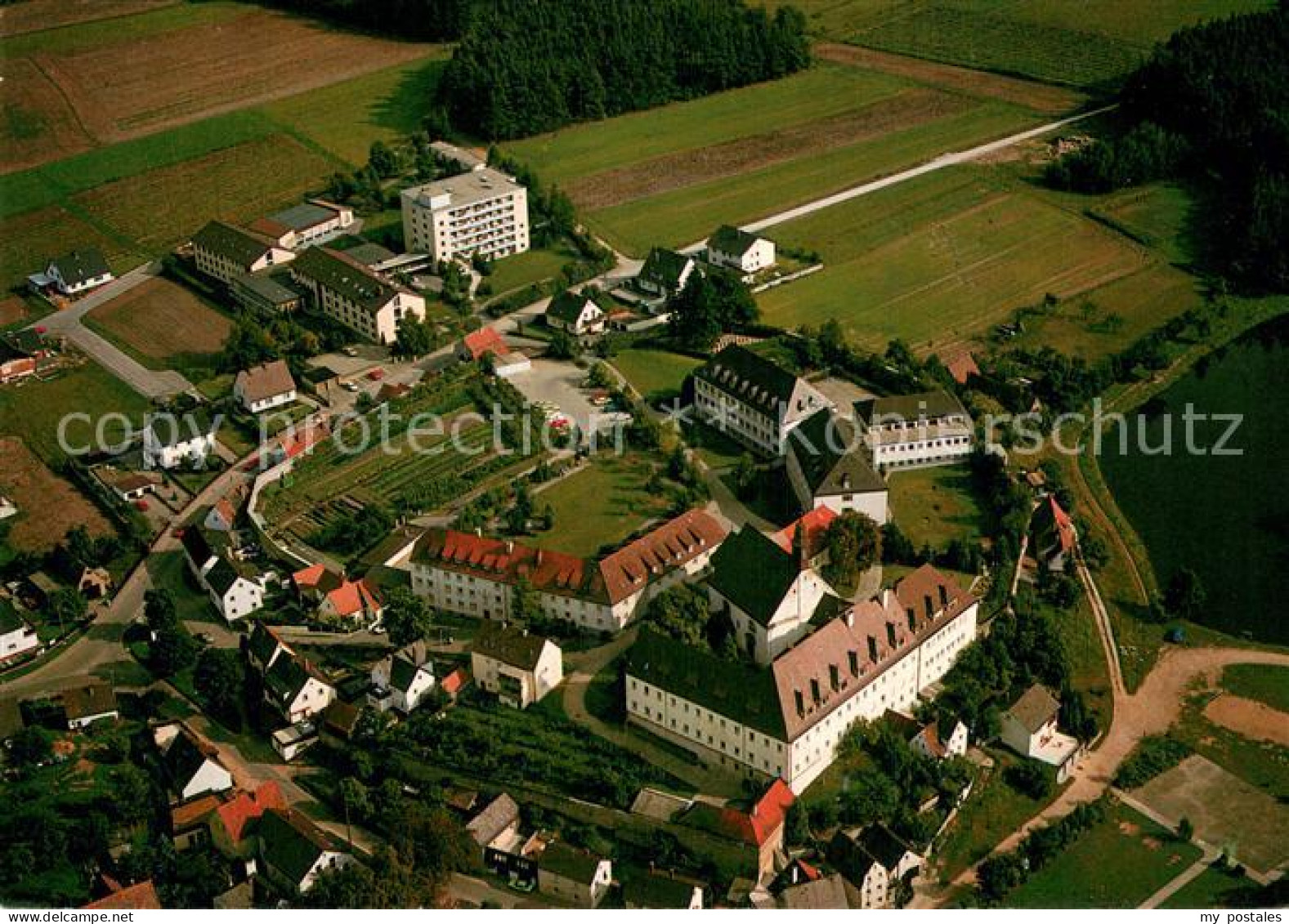 73744849 Abenberg Kloster Marienberg Fliegeraufnahme Abenberg - Andere & Zonder Classificatie