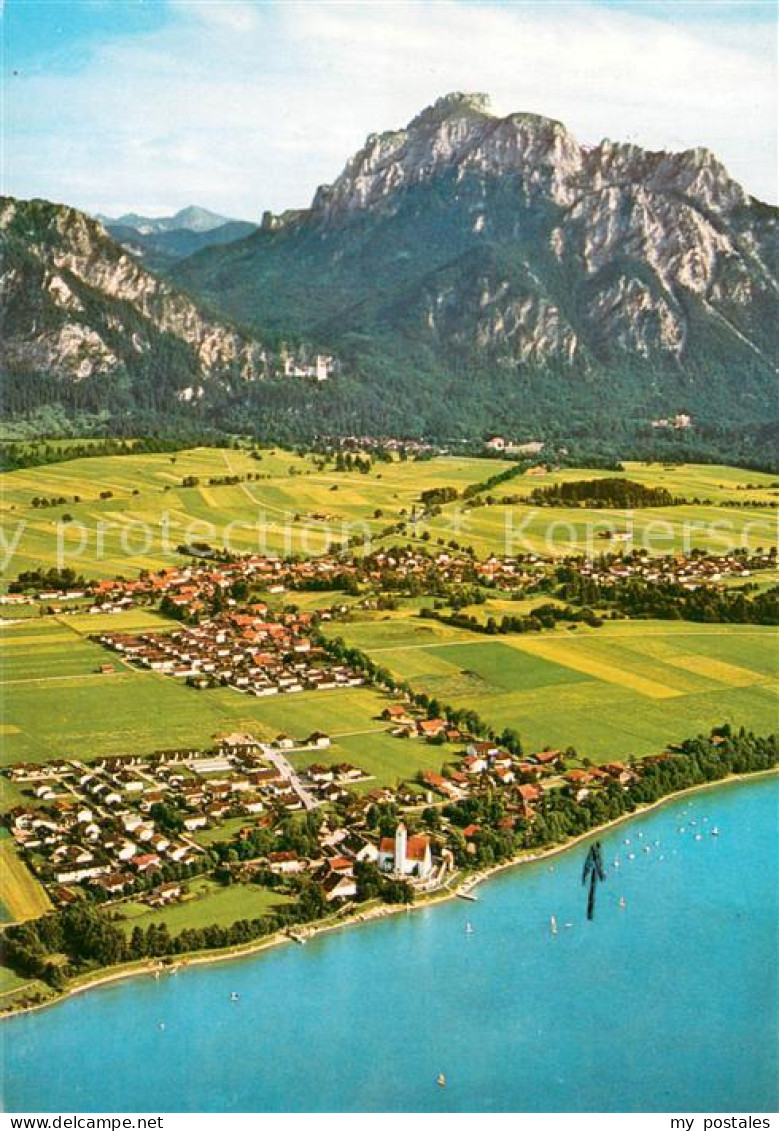 73744801 Waltenhofen Schwangau Fliegeraufnahme Mit Schloss Neuschwanstein  Walte - Other & Unclassified