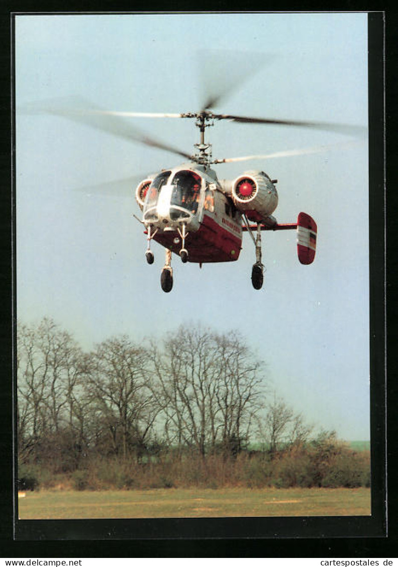 AK Hubschrauber Bei Der Landung  - Hélicoptères