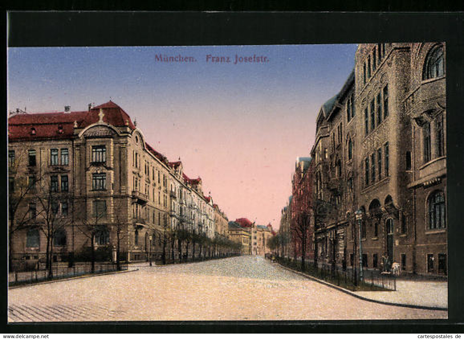 AK München, Franz-Josef-Strasse Mit Bäumen  - Muenchen