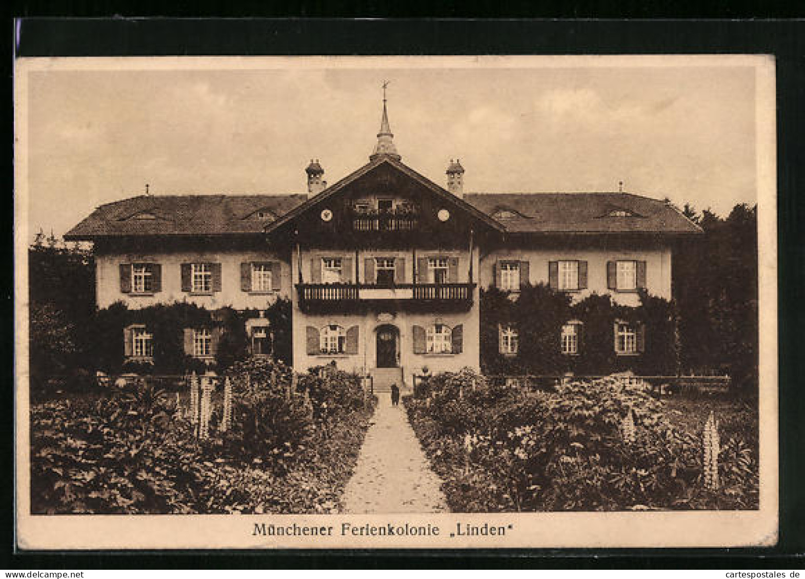 AK Dietramszell - Linden, Münchner Ferienkolonie Linden  - Other & Unclassified