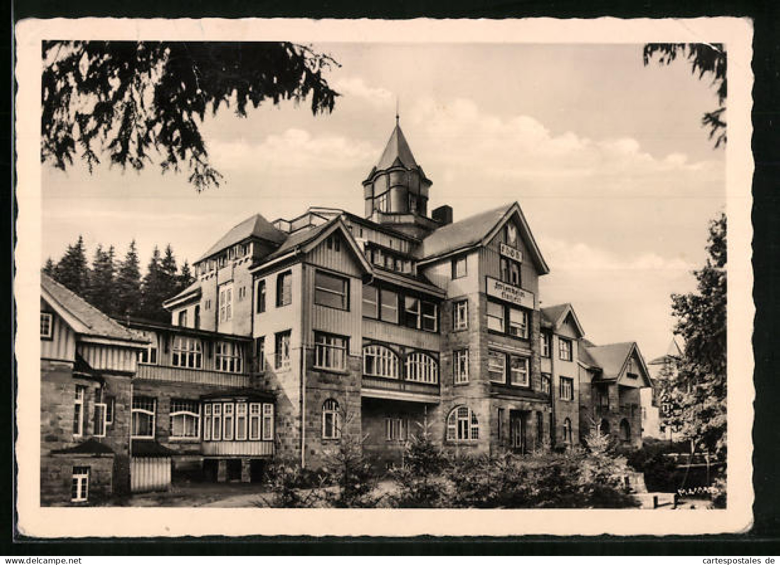 AK Schierke /Harz, Ferienheim Einheit, Gesamtansicht  - Schierke