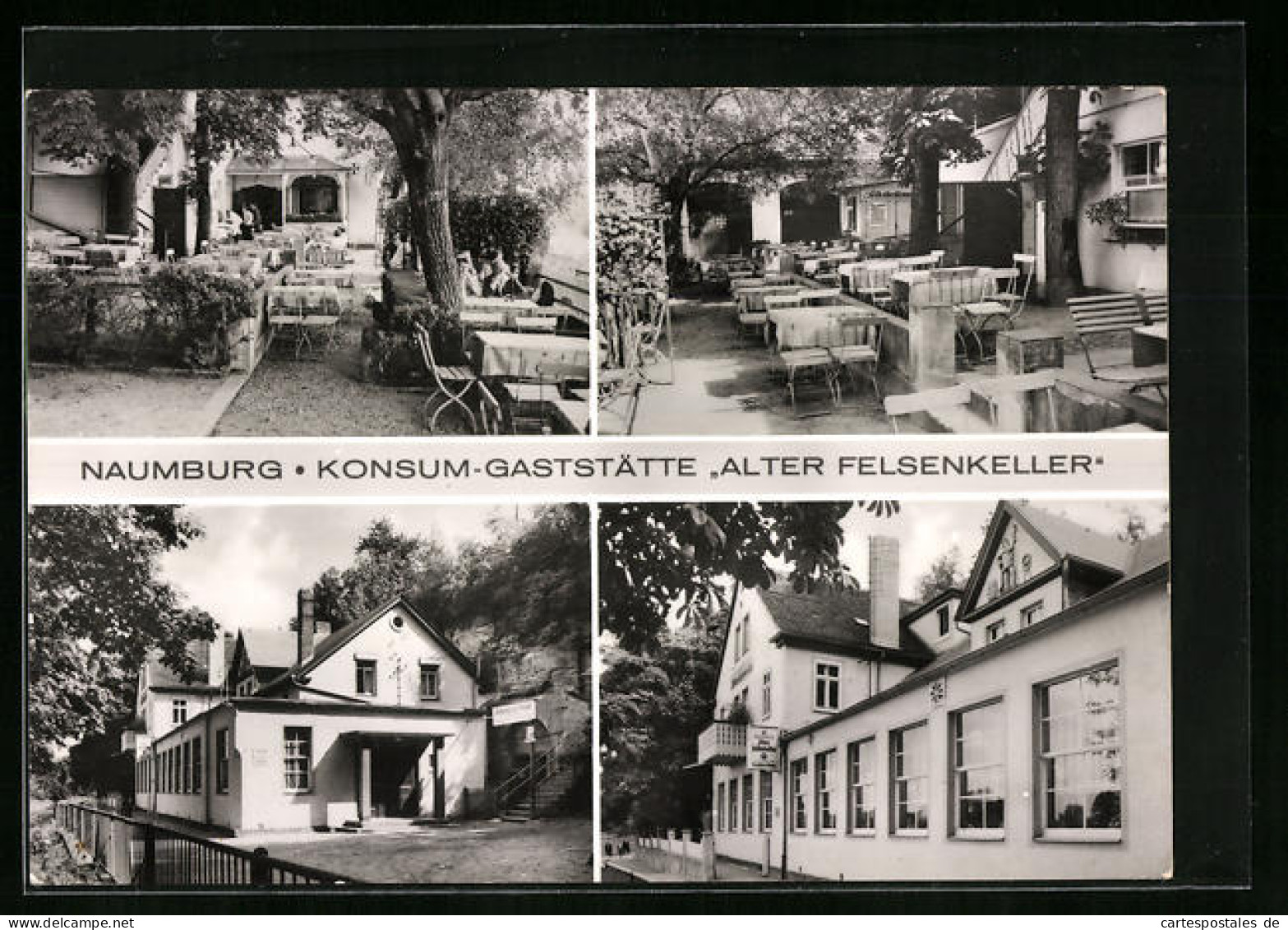 AK Naumburg / Saale, Konsum-Gaststätte Alter Felsenkeller, Aussen- Und Innenansichten  - Naumburg (Saale)