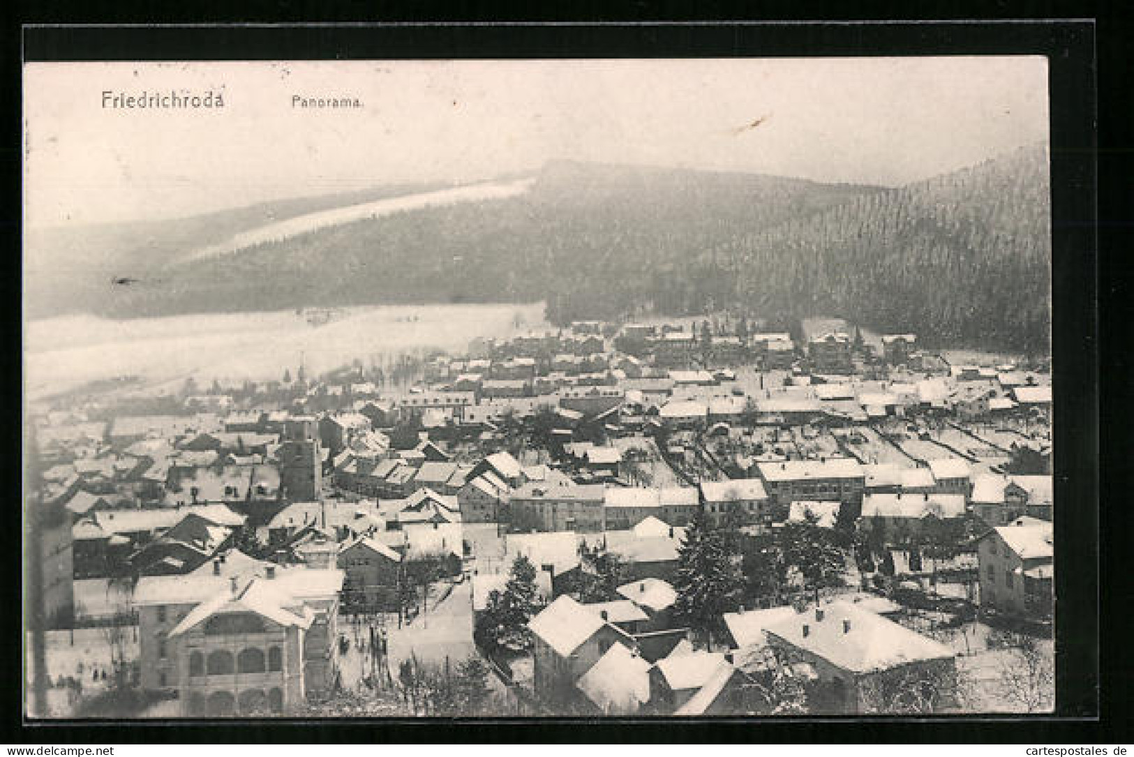 AK Friedrichroda I. Thür., Gesamtansicht Im Winter  - Friedrichroda