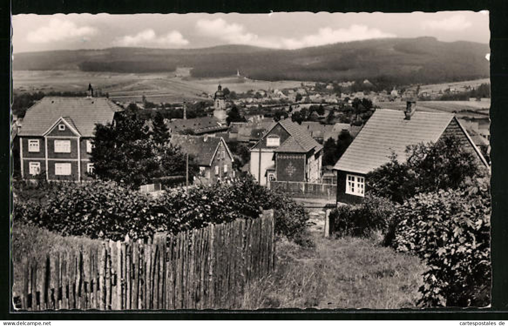 AK Tambach-Dietharz, Blick Auf Die Dächer Der Stadt  - Tambach-Dietharz