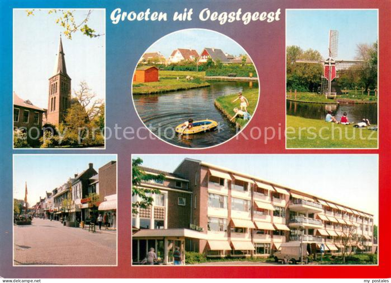 73744670 Oegstgeest Windmuehle Kirche Oegstgeest - Other & Unclassified