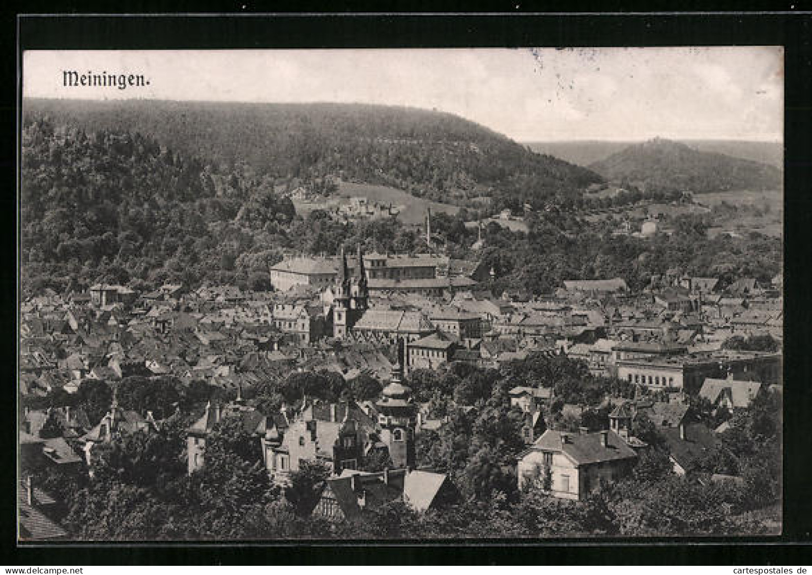 AK Meiningen /Thür., Ortsansicht Aus Der Vogelschau  - Meiningen