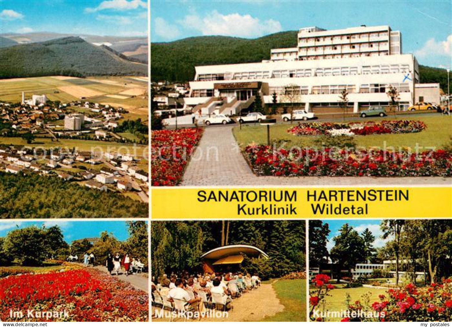 73744584 Bad Wildungen Sanatorium Hartenstein Kurklinik Wildetal Kurpark Musikpa - Bad Wildungen