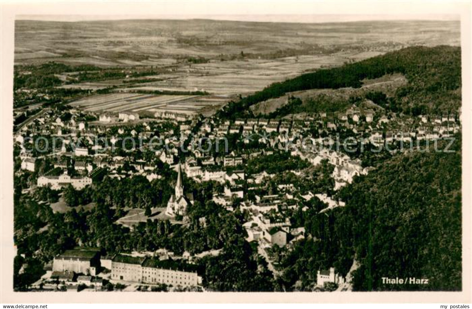 73744391 Thale Harz Fliegeraufnahme Gesamtansicht Thale Harz - Thale