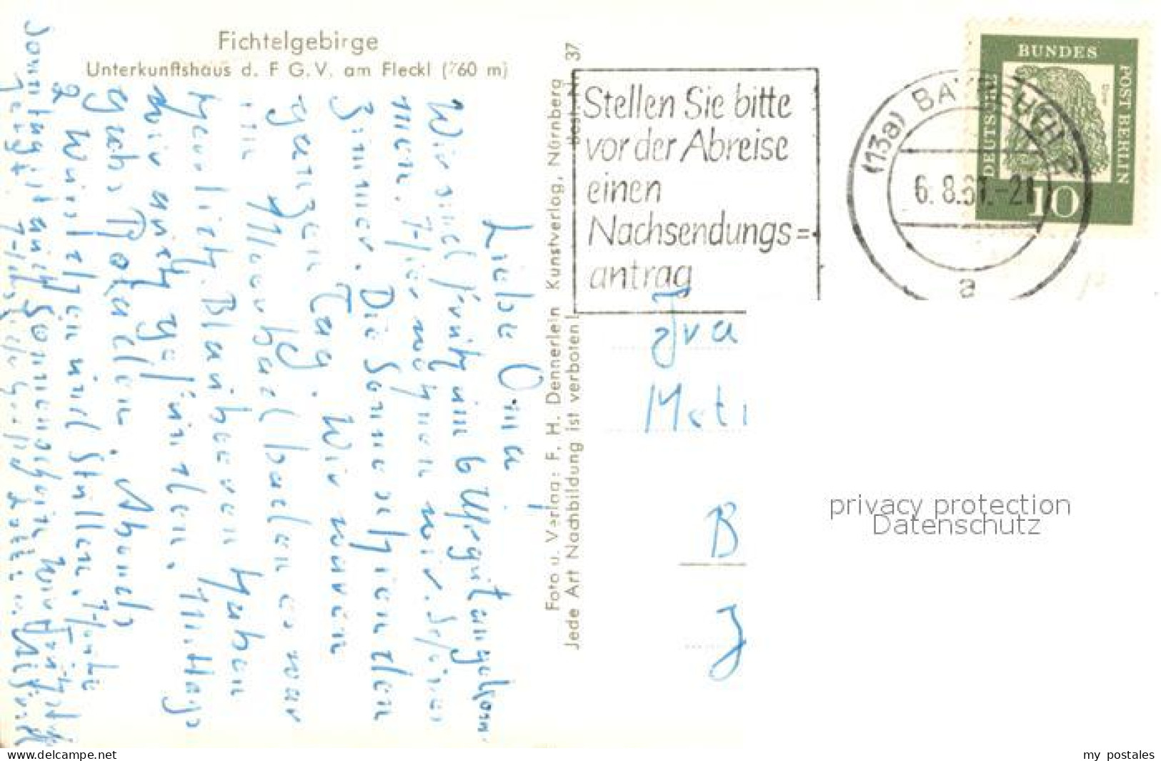 73744367 Fichtelgebirge Unterkunftshaus Der FGV Am Fleckl Fichtelgebirge - Other & Unclassified