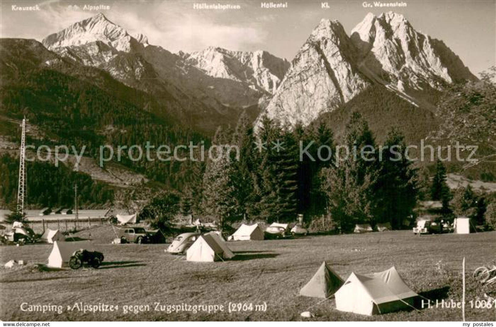 73744341 Garmisch-Partenkirchen Camping Alpspitze Mit Zugspitzgruppe Garmisch-Pa - Garmisch-Partenkirchen