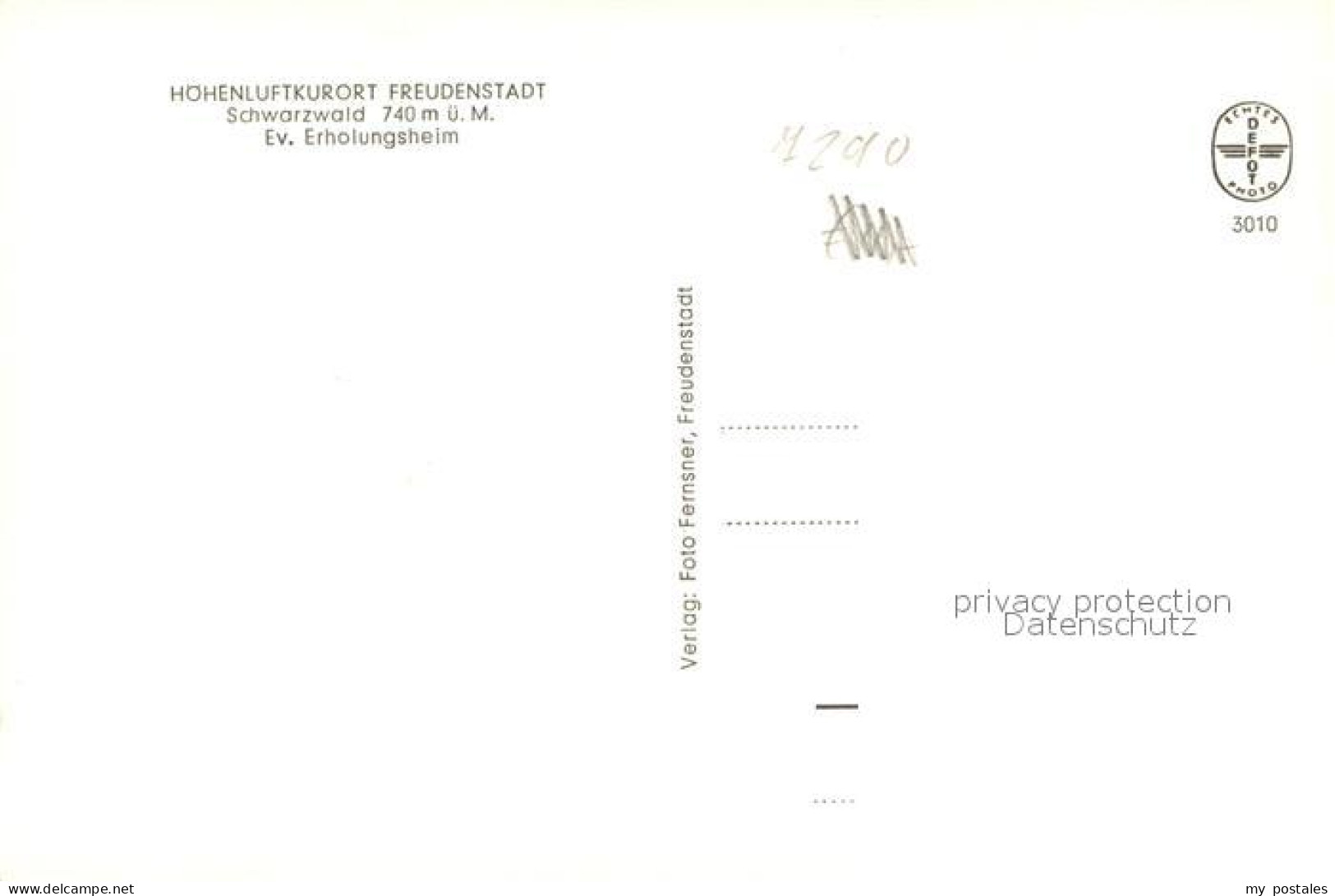 73744334 Freudenstadt Ev Erholungsheim Freudenstadt - Freudenstadt